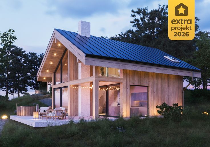 dom kompaktowy Stodoła Chalet wersja murowana KRY1013.png