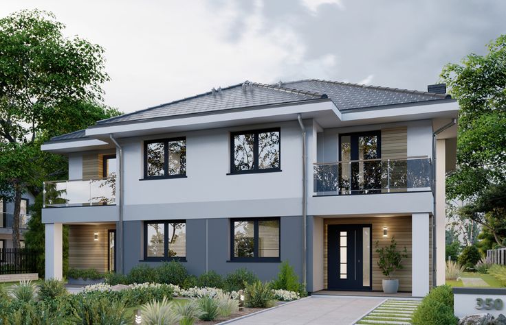 projekt domu APS 350 dwulokalowy LUA1653