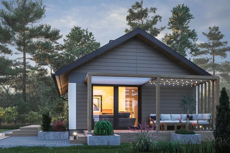 projekt domu Martin Beta Solis (1791) KRD2906 pergola.webp