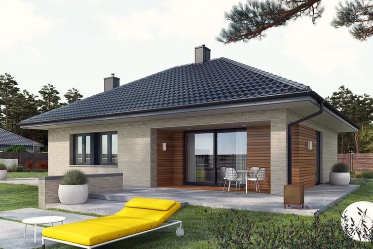 pokrycie dachowe dachówką ceramiczną projekt domu Mini 1 (wiązary) energo WRC2813