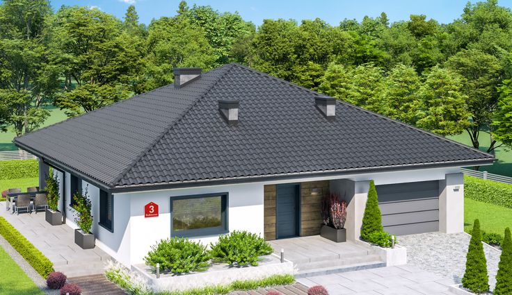 Projekt domu Dom przy Rubinowej 3 115,34 m² - EXTRADOM
