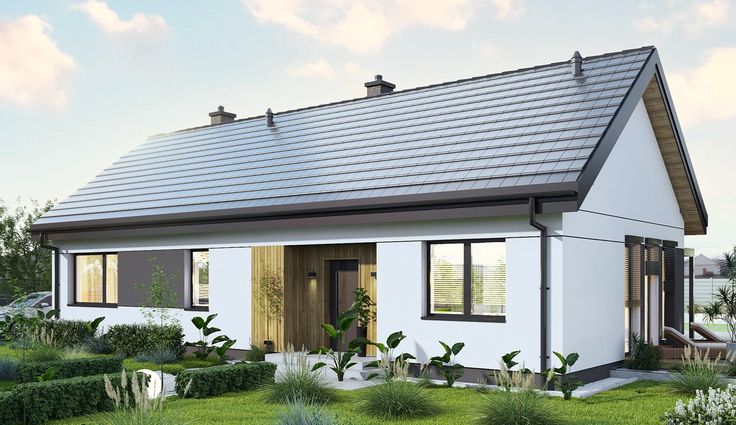 Pyaro Domki Projekt domu PióroArchitekci – 15 87,10 m² - EXTRADOM