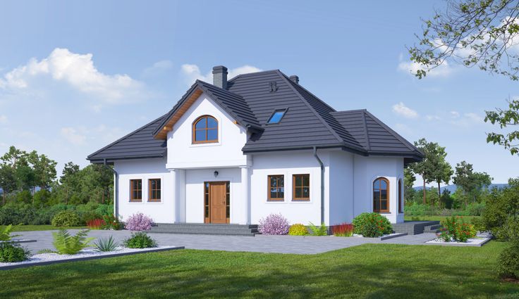 Projekt domu Zarzecze średnie 3 189,42 m² - EXTRADOM