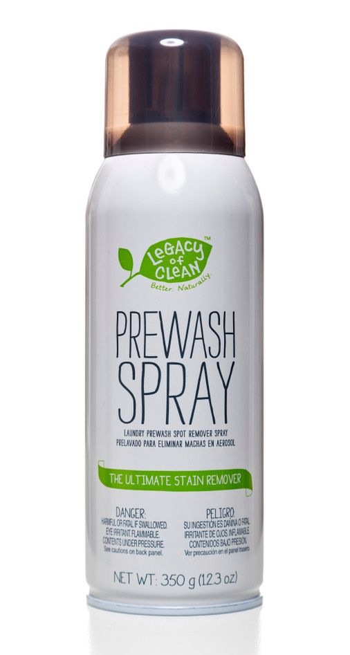 Legacy of Clean laundry prewash spot remover spray