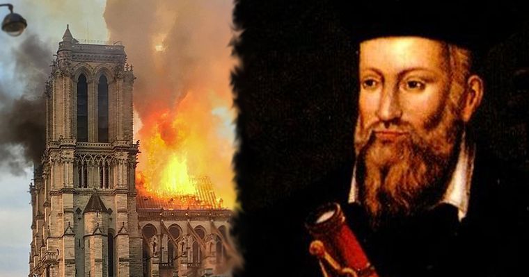 Ogień nad Katedrą Notre Dame i Nostradamus