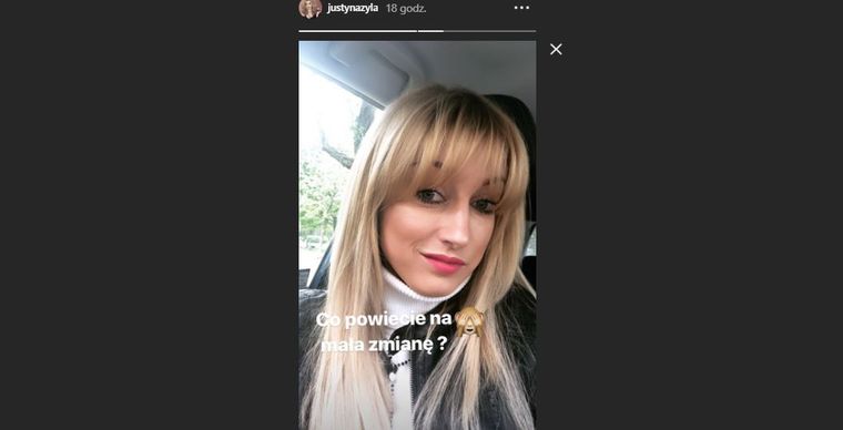 Justyna pokazała nową fryzurę
