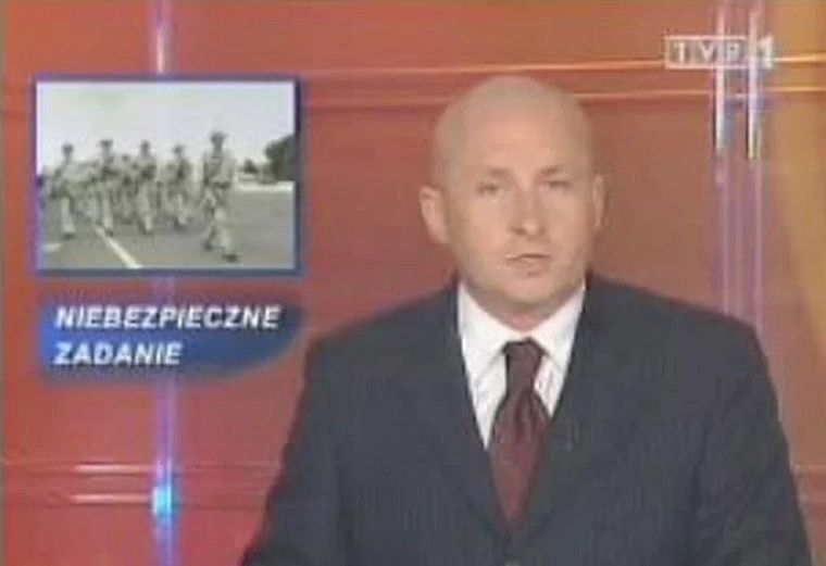 Kamil Durczok w "Wiadomościach" w TVP1