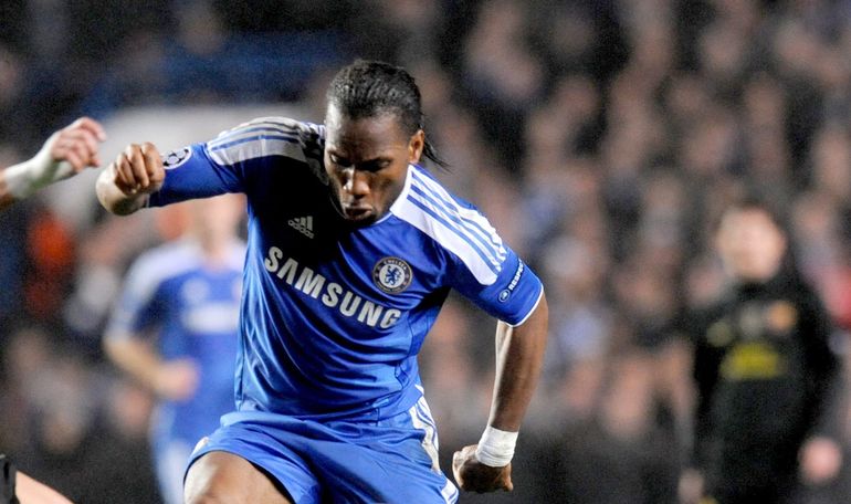 Didier Drogba strzelił wiele ważnych goli dla Chelsea w Lidze Mistrzów