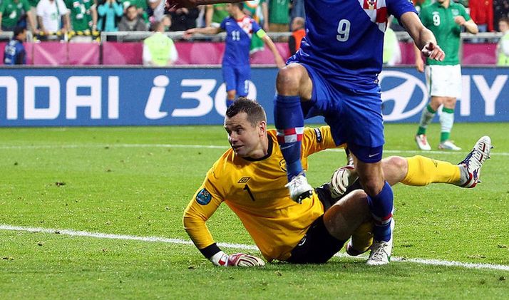 Shay Given podczas meczu Euro 2012