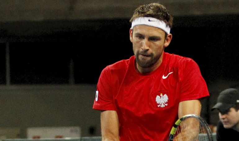 Łukasz Kubot pechowo skręcił sobie kostkę we Wrocławiu