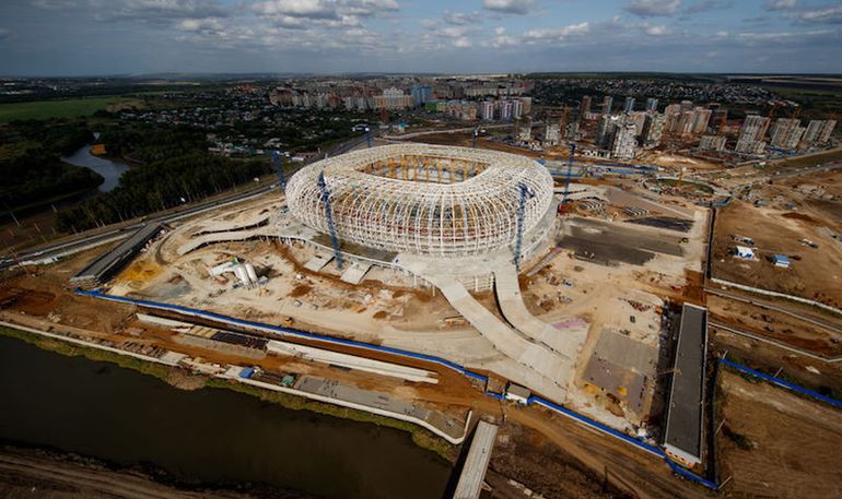 Mordowia Arena, zdjęcie z 25 sierpnia 2017 roku / Fot. Getty Images, Lars Baron