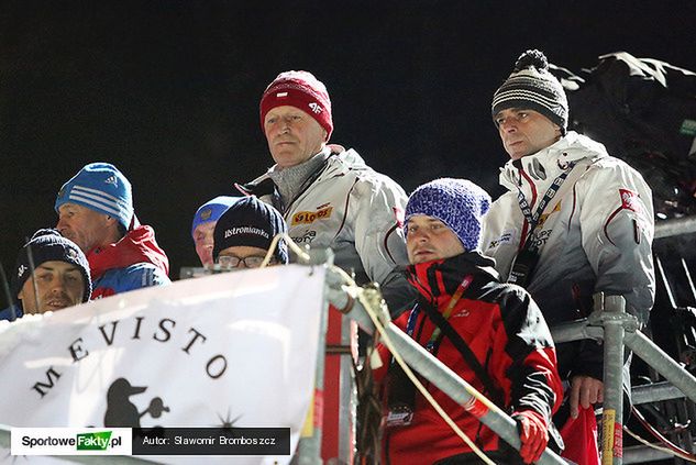 Piotr Fijas (rekordzista świata z 1987 roku) i Robert Mateja (pierwszy Polak, który skoczył ponad 200 metrów)