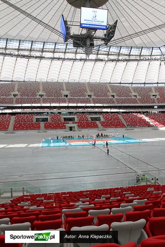 Reprezentacja Polski rok temu odbyła trening na Stadionie Narodowym