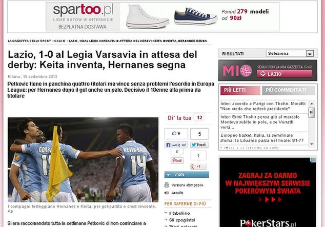 La Gazetta Dello Sport