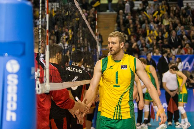 Aidan Zingel - kapitan i środkowy reprezentacji Australii (fot: FIVB)