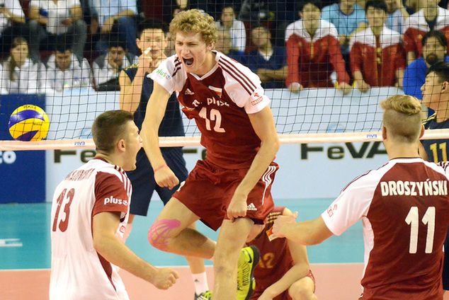 Dawid Woch (nr 12, fot: FIVB)