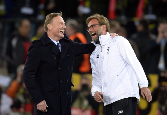 Jurgen Klopp i prezes BVB Hans-Joachim Watzke