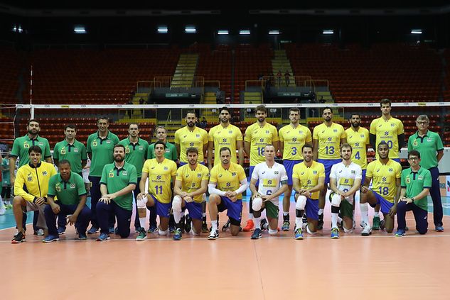 Reprezentacja Brazylii podczas turnieju w Cordobie (źr. FIVB)