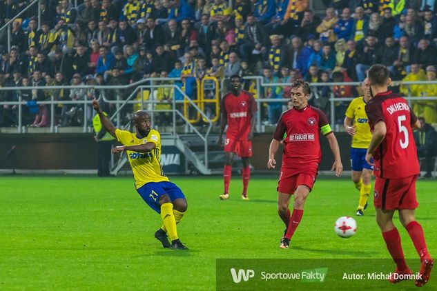 Yannick Kakoko w meczu z Wisłą zdobył gola na 2:1