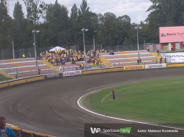 Kibice z Lublina na ostrowskim stadionie