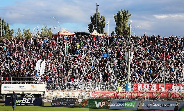 Tłumy na stadionie w Gdańsku