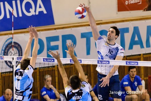 Marcel Gromadowski w barwach Kladno Vollejball/ fot. cvf.cz