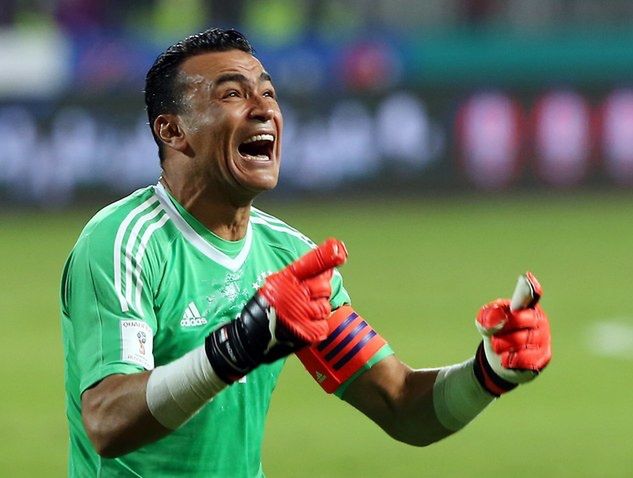 Essam El-Hadary - najstarszy piłkarz w historii mundialu (fot. KHALED ELFIQI/PAP/EPA)