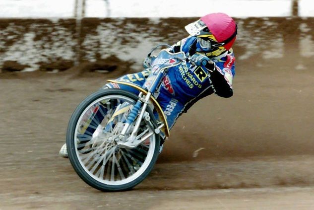 Tony Rickardsson w barwach Ipswich Witches w 1998 roku (fot. David Lowes)