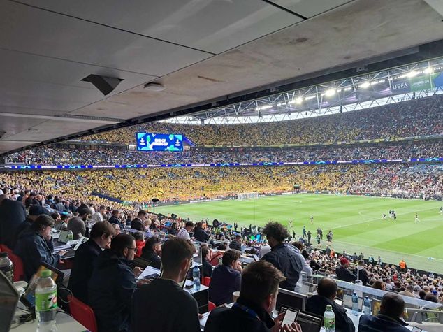 Widok jak na Stadionie Śląskim. Może być