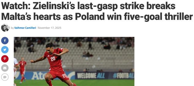 Fot. sport.timesofmalta.com