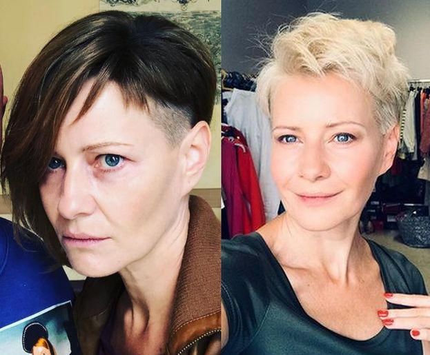Kożuchowska Wygoliła Włosy To Wszystko Dla Vegi Foto Pudelek
