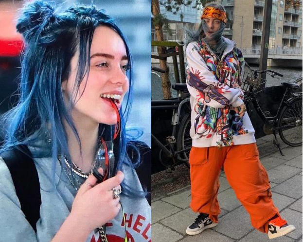 billie eilish big clothes