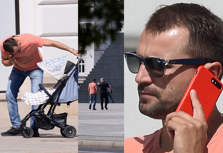 2Dubieniecki na spacerze z synem