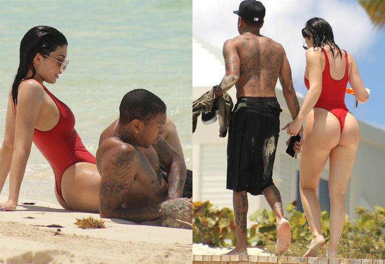 Kylie Jenner i Tyga na Bahamach.
