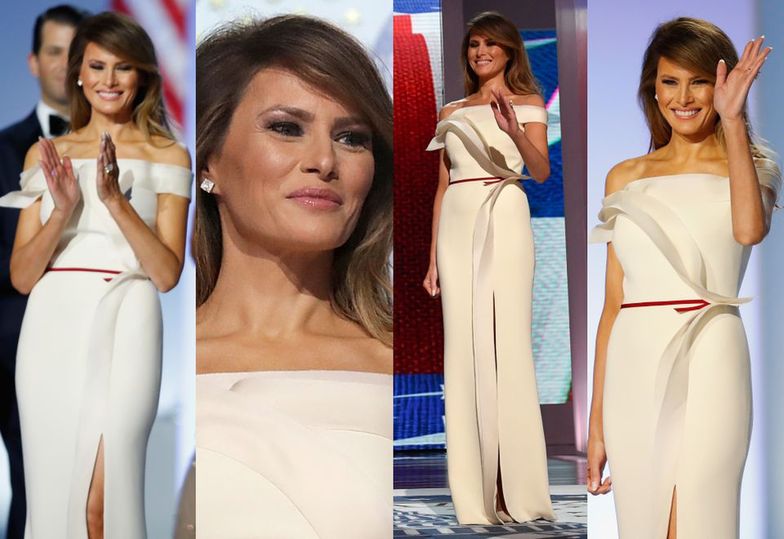 Najlepsze stylizacje Melanii Trump z 2017 roku - Pudelek