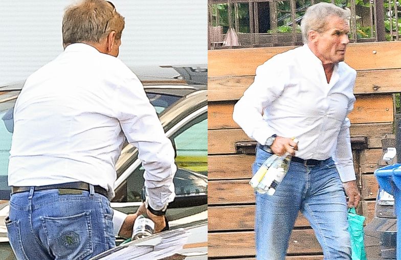 Grozny Marek Wlodarczyk Odwiozl Do Domu O 38 Lat Mlodsza Narzeczona I Skoczyl Do Sklepu Po Alkohol Pudelek