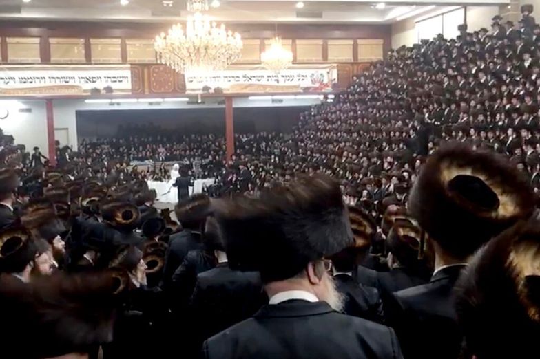 Potajemne zgromadzenie Żydów. Wyciekło wstrząsające nagranie