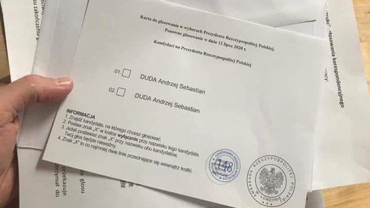 Skandal na karcie do głosowania? Tylko jeden kandydat. Stanowcza reakcja MSZ