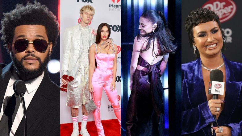 Iheartradio Music Awards Demi Lovato Po Coming Oucie Megan Fox I Machine Gun Kelly The Weeknd Zdjecia Pudelek