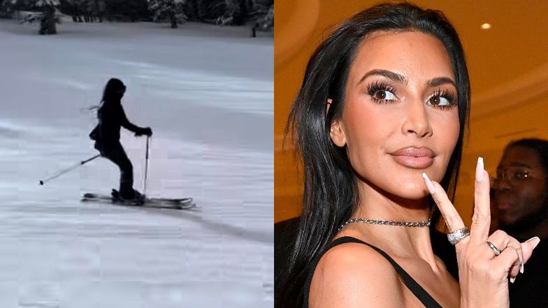 Kim Kardashian Shares Photos from Family Ski Vacation with All 4 Kids