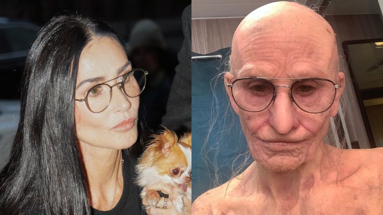 Demi Moore stuns fans with striking Halloween transformation