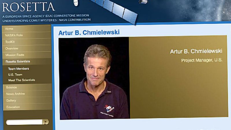 Art Chmielewski<br>Fot. screen z ESA