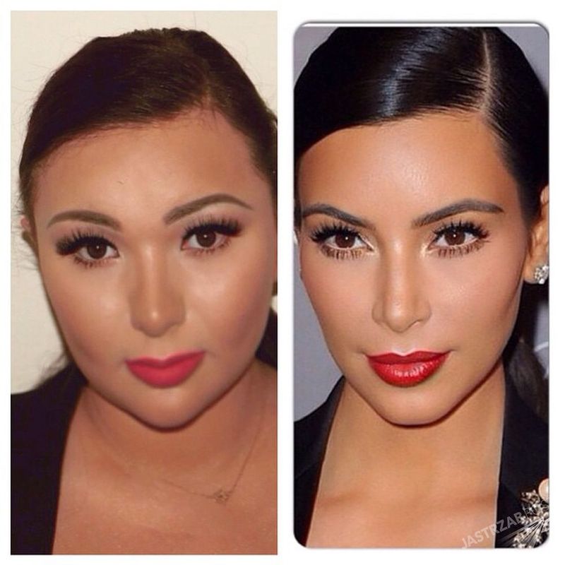Wiktoria Grycam a la Kim KardashianFot. screen z Instagram