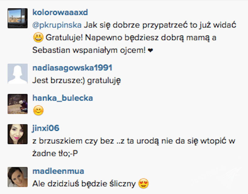 Ciąża Pauliny Krupińskiej wzbudziła sporo emocji wśród obserwatorów na Instagramie
