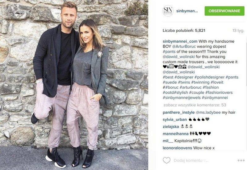 Artur i Sara Boruc (fot. Instagram)