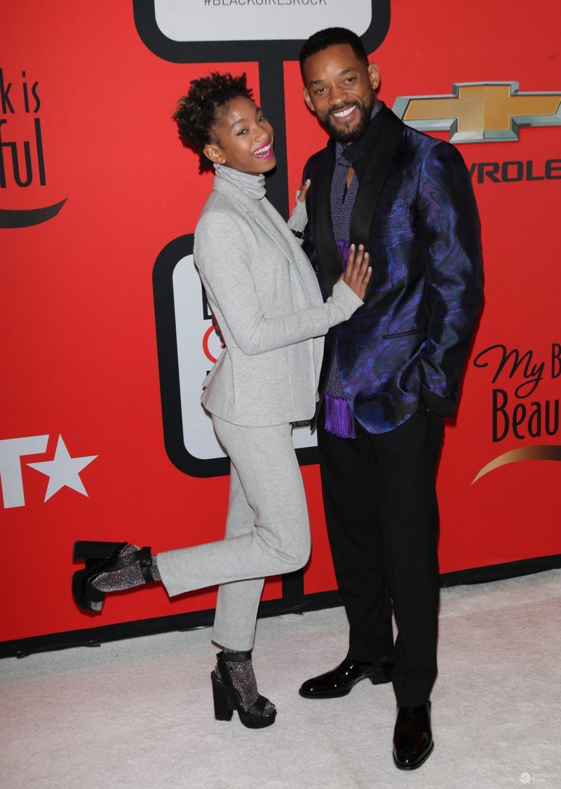 Willow Smith i Will Smith (fot. ONS)