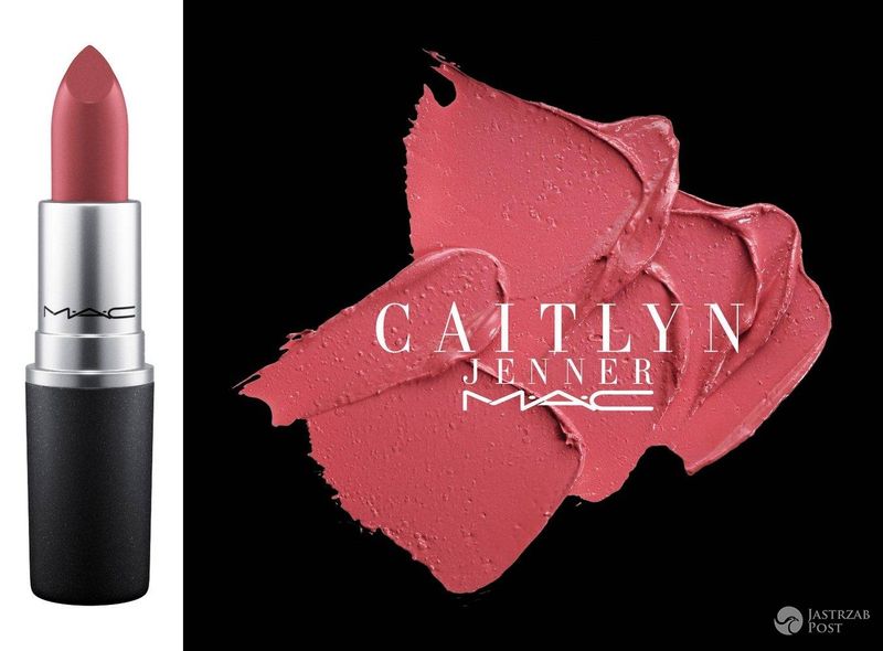 Szminka do ust (odcień nazwany „Finally Free”) Caitlyn Jenner dla M.A.C Cosmetics