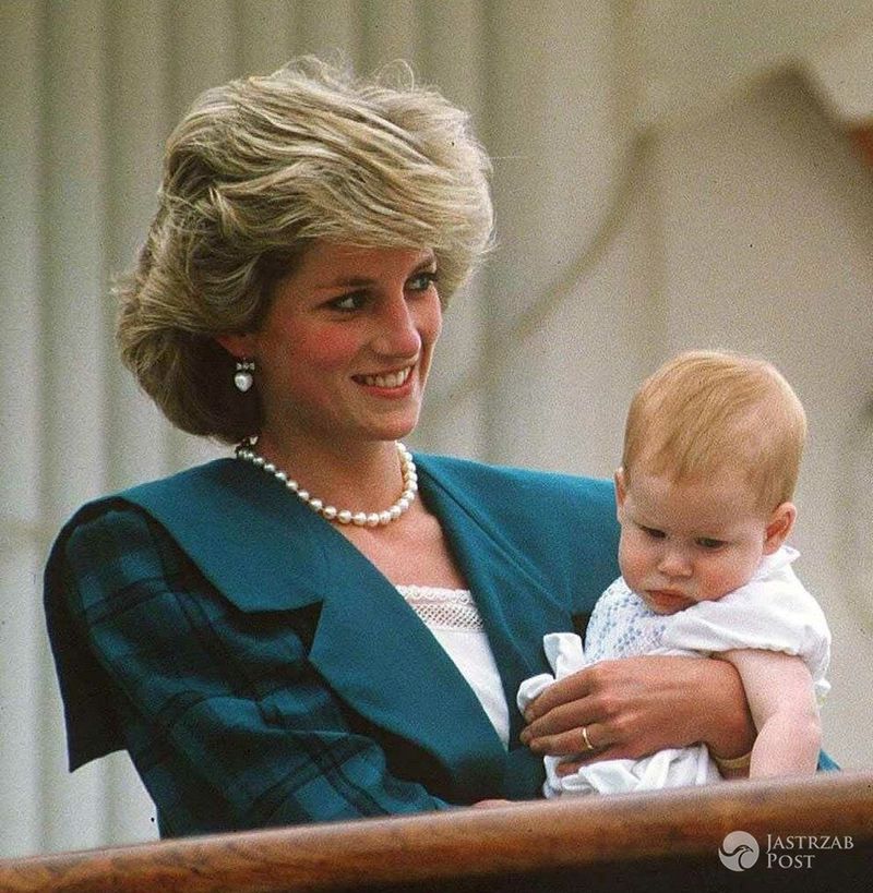 Księżna Diana i książę Harry, 1985 r. (fot. East News)