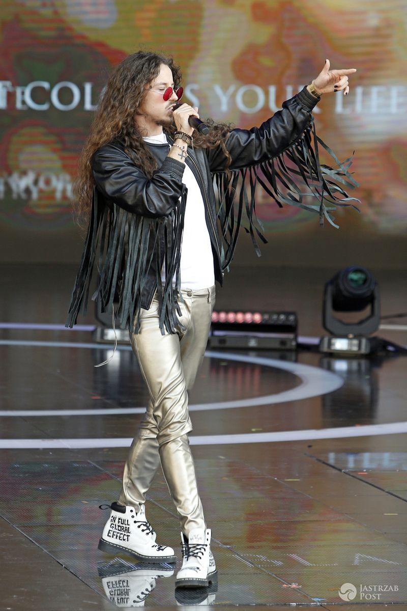 Kurtka: Si-Mi. Michał Szpak, próby do koncertu SuperJedynki, festiwal Opole 2016 (fot. AKPA)