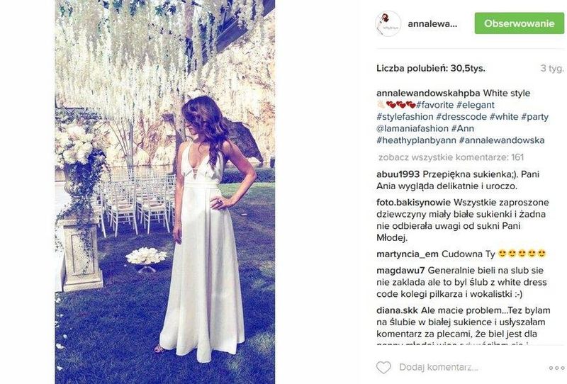 Tak się nosi Anna Lewandowska: sukienka La Mania